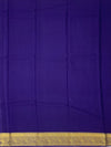 Radiant Lavender & Royal Blue Mysore Silk Saree