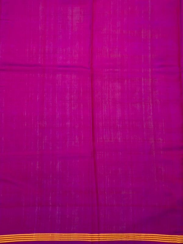 Deep Wine & Royal Purple Handloomed Patola Silk Saree
