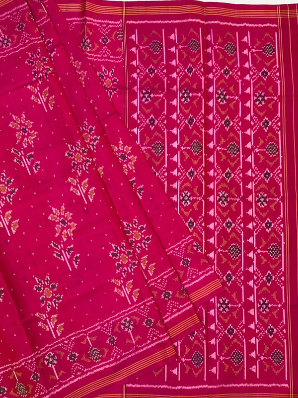 Rani Pink Patola Saree