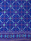 Royal Indigo Blue Patola Saree