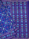 Royal Indigo Blue Patola Saree