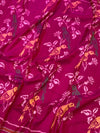 Exquisite Magenta Pink Handloom Patola Silk Saree