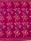 Exquisite Magenta Pink Handloom Patola Silk Saree