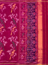 Exquisite Magenta Pink Handloom Patola Silk Saree