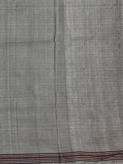 Exquisite Handloom Patola Saree – Monochrome Chevron & Geometric Ikat