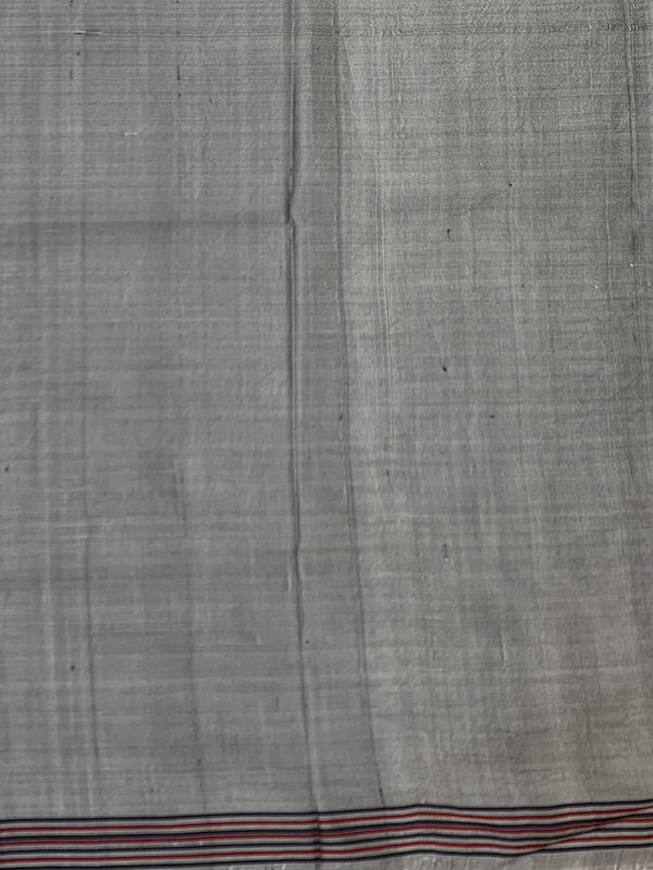 Exquisite Handloom Patola Saree – Monochrome Chevron & Geometric Ikat