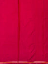 Imperial Navy Blue &amp; Rani Pink Handloom Patola Silk Saree