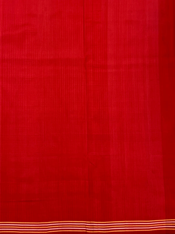 Orange Leheriya Patola Silk Saree