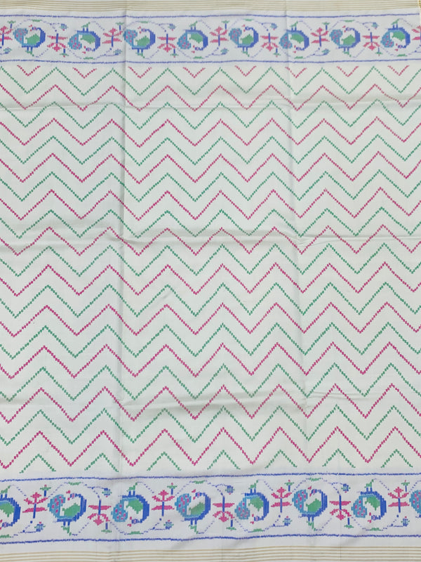 Patola Saree with Peacock Motifs