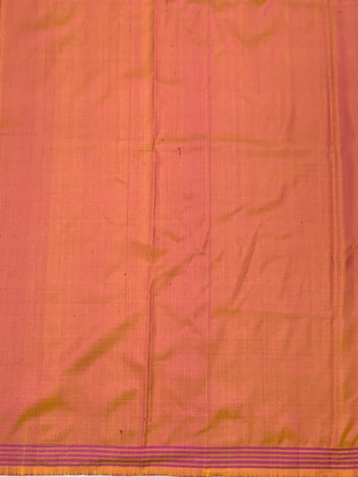 Heritage Mint & Peach Patola Saree