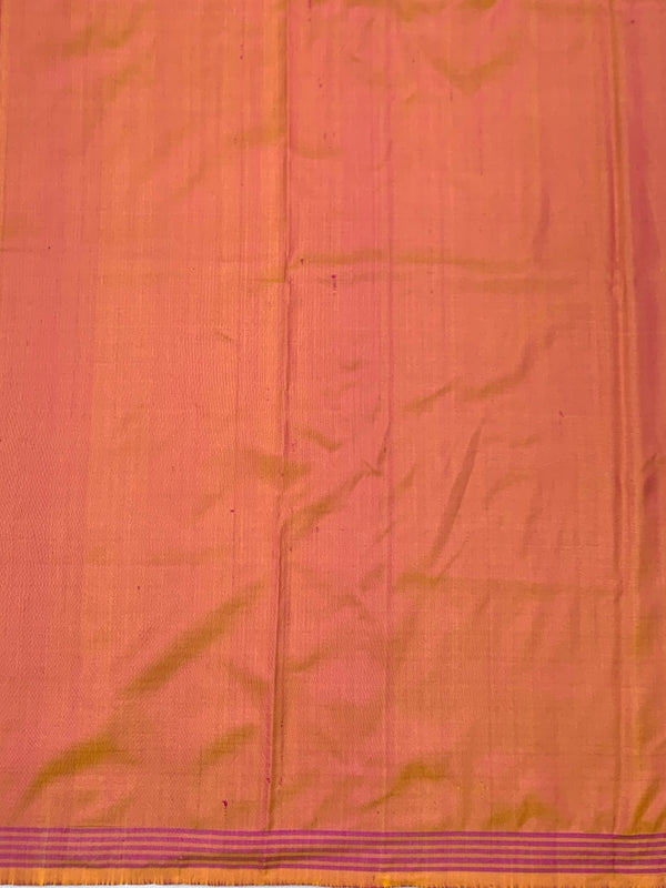 Heritage Mint & Peach Patola Saree