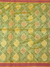 Heritage Mint & Peach Patola Saree
