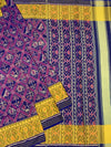 Royal Blue Rajkot Patola Silk Saree