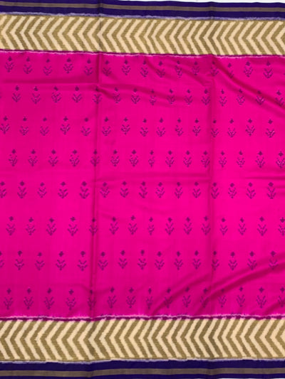 Pink Rajkot Patola Silk Saree