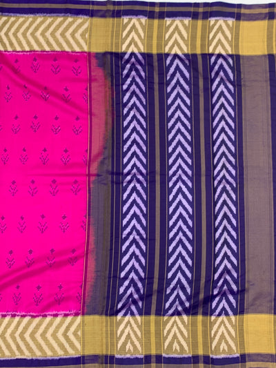 Pink Rajkot Patola Silk Saree