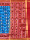 This stunning Rajkot Patola Blue saree