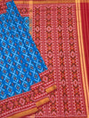 This stunning Rajkot Patola Blue saree