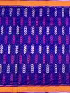 Exquisite Royal Blue Rajkot Patola Silk Saree