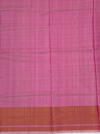 Exquisite Off-White & Pink Rajkot Patola Silk Saree