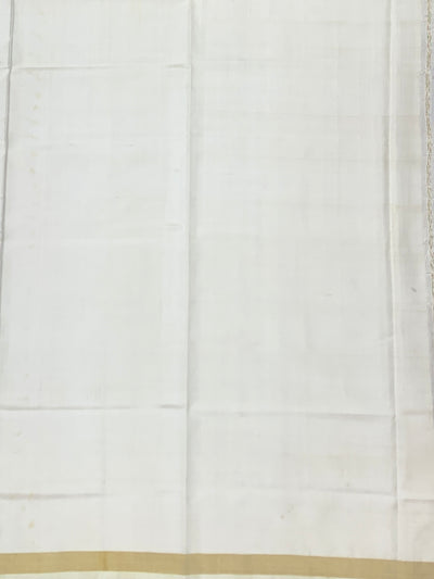 Exquisite Off-White Rajkot Patola Silk Saree