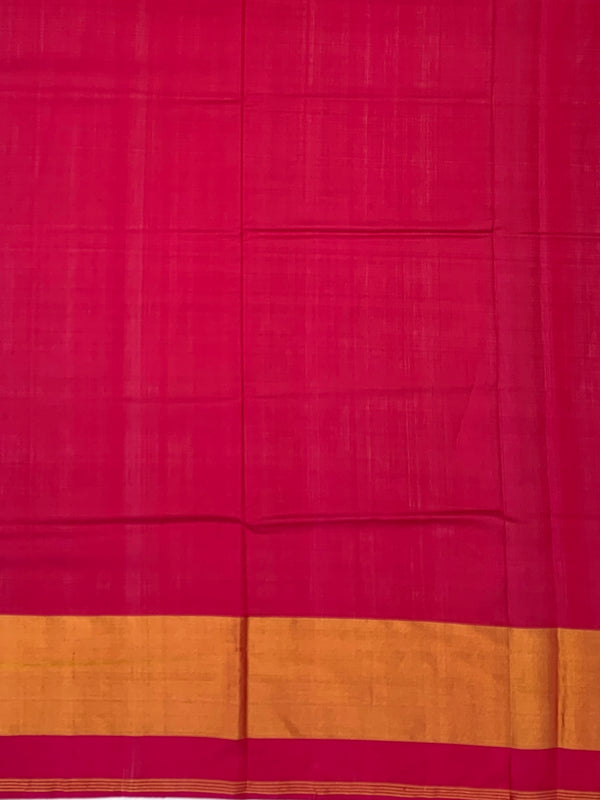 Exquisite Hand-Woven Rajkot Patola Silk Saree