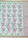 Exquisite Rajkot Patola Silk Saree in Ivory & Magenta Colour
