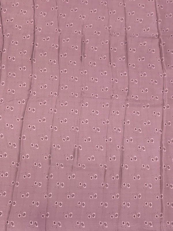 Satin Floral Printed Saree lilac In Color