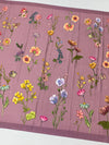 Satin Floral Printed Saree lilac In Color