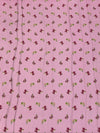 Satin Floral Printed Saree Light-Pink In Color