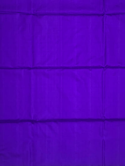 Royal Purple Soft Silk Saree with Woven Zari Leaf Motifs