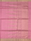Pastel Peony Soft Silk Saree with Temple Motifs