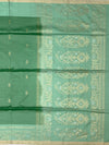 Ethereal Seafoam Green Soft Silk Saree