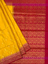 Radiant Mustard Hand-Woven Soft Silk Saree