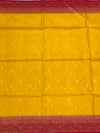 Radiant Mustard Hand-Woven Soft Silk Saree