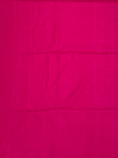 Exquisite Mint & Fuchsia Pink Soft Silk Saree