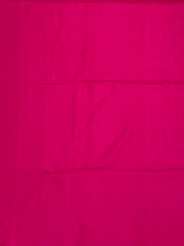 Exquisite Mint & Fuchsia Pink Soft Silk Saree