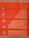 Soft Silk Saree Ablaze Orange In Colour