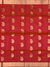 Radiant Coral Pink Soft Silk Saree