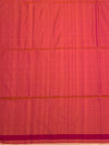 The Vibrant Plum & Coral Paisley Soft Silk Saree