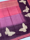Tussar Saree with Aari Accents