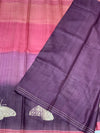 Tussar Saree with Aari Accents