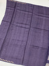 Deep Violet Tussar Silk Saree