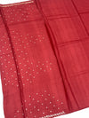 Tussar Saree with Crafted Aari Embroidery