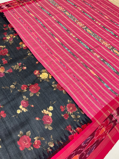 Tussore Saree