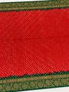 Banarasi Bandhani Saree Red In Colour