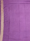 Elegant Mauve Mashru Silk Saree with Mandala Motif and Floral Zari Jaal