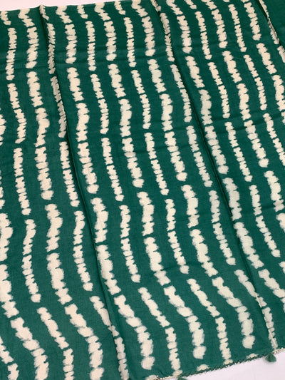 Exquisite Sea-Green Tussore Embroidery Saree