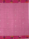 Exquisite Deep Purple Zari Kota Saree with Meenakari-Inspired Motifs
