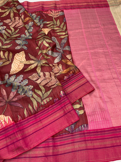 Tussore Saree