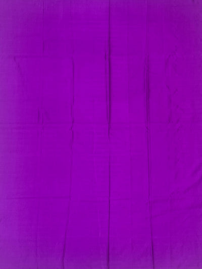Royal Purple Banarasi Mashroo Saree with Grid & Tree Motifs